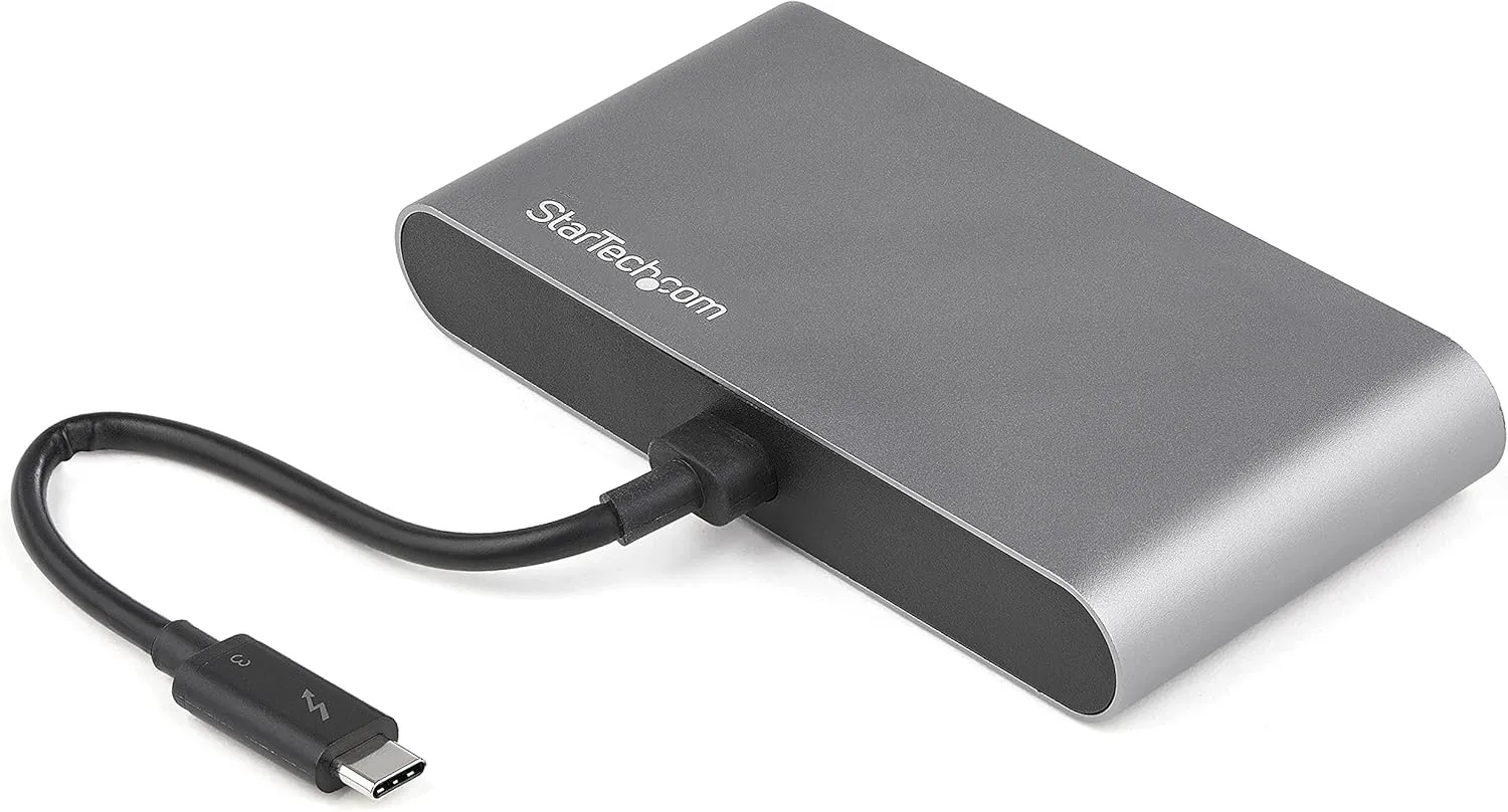 StarTech.com Thunderbolt 3 Mini Dock - Portable Dual Monitor Docking Station