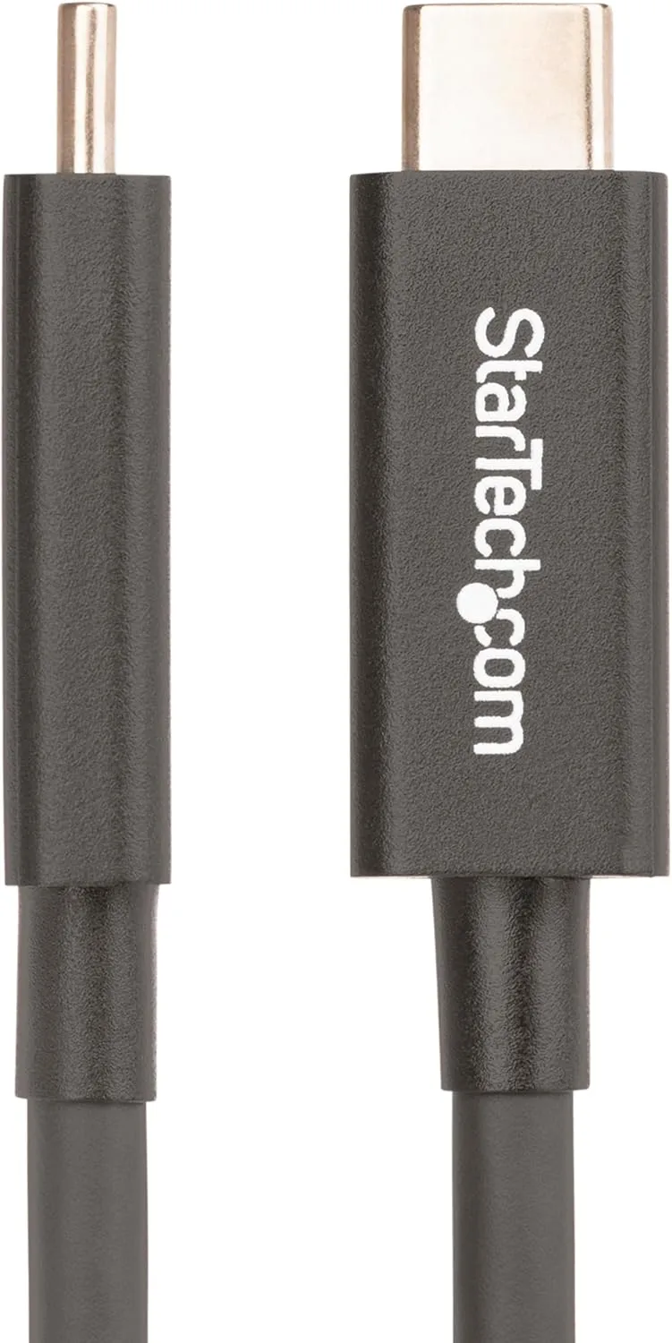 StarTech.com Thunderbolt 4 Cable - 40Gbps, 100W PD, 8K/4K Video, USB-C
