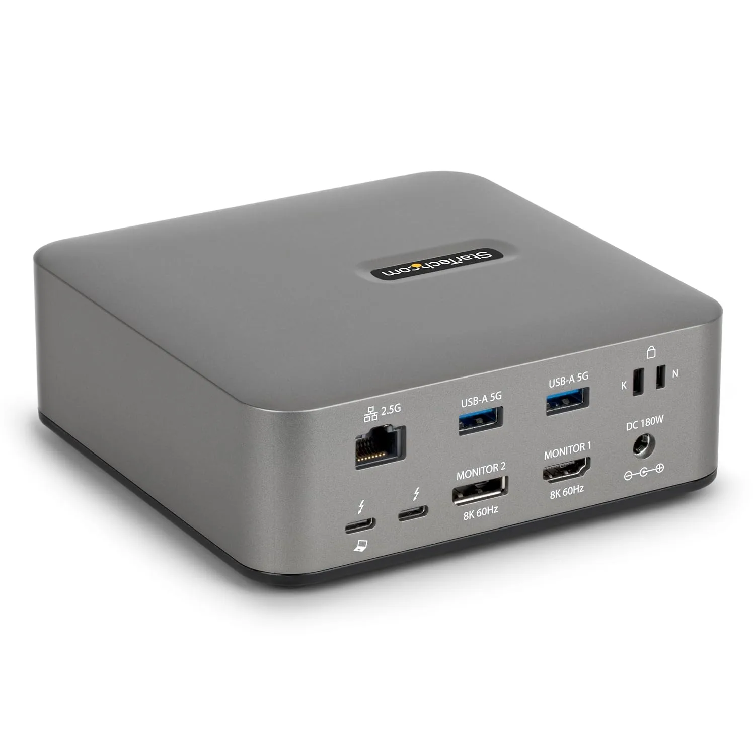 StarTech.com Thunderbolt 5 Docking Station, DP/HDMI, Triple Monitor Dock up to 4K 144Hz or Dual 8K 60Hz, 5X USB Ports, 140W Laptop Charging