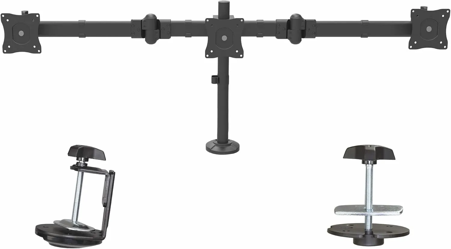 StarTech.com Desk Mount Triple Monitor Arm - Ergonomic VESA 3 Monitor Mount up to 27" (ARMTRIO)