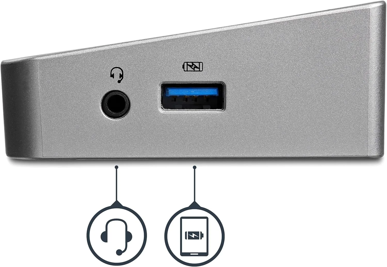 StarTech.com Triple Monitor USB 3.0 Docking Station, 2x 4K DisplayPort & HDMI, USB Type A Universal Laptop Dock, Windows/Mac