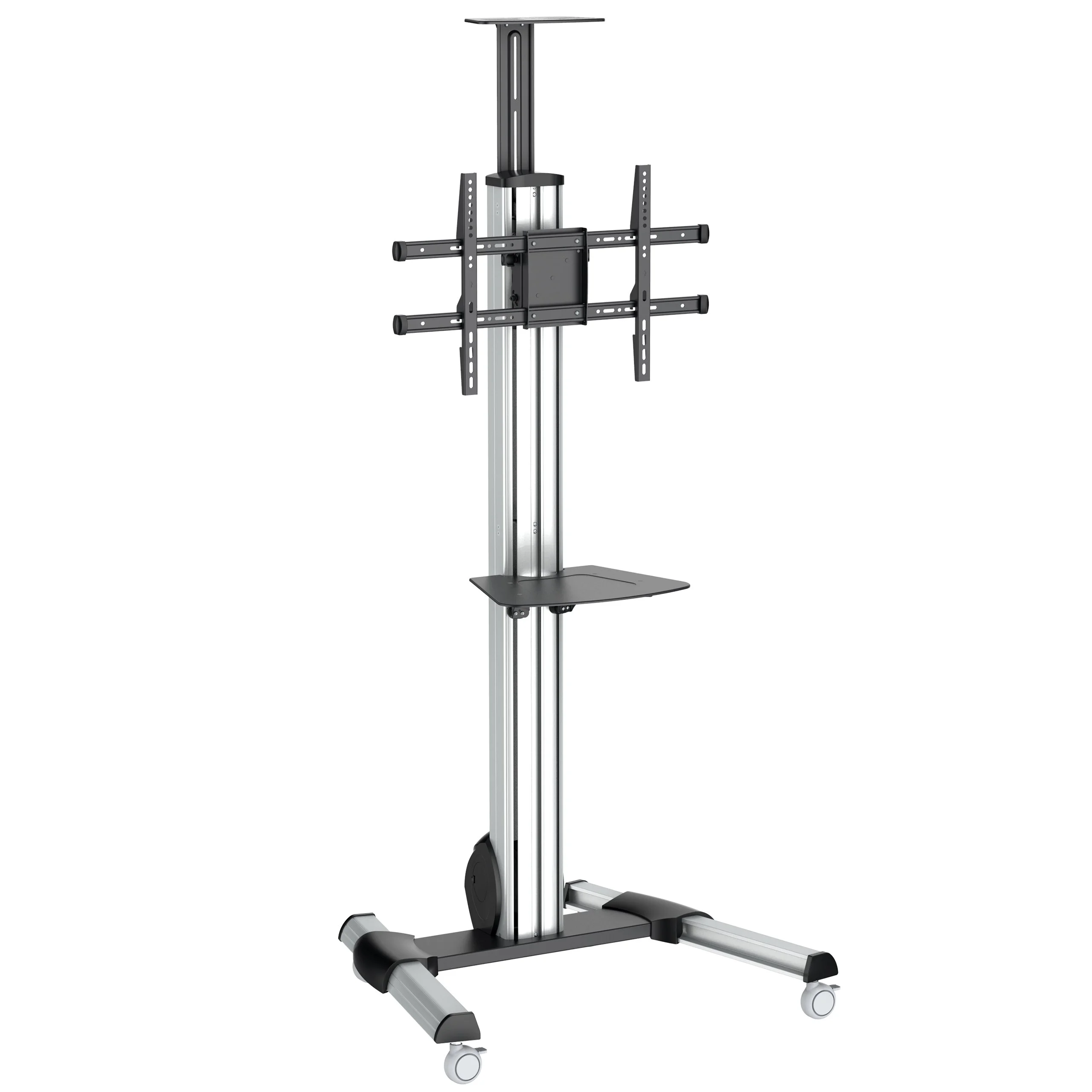 StarTech.com Heavy Duty Rolling Portable TV Cart with Wheels - 32 to 75 inch