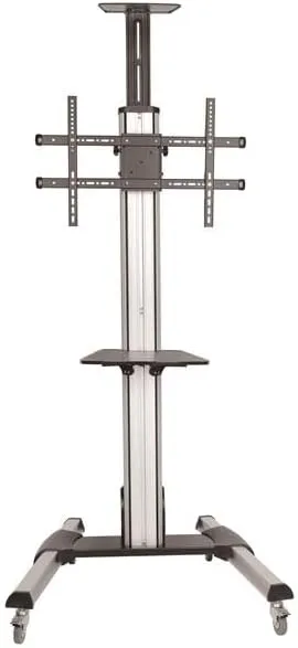 StarTech.com Heavy Duty Rolling Portable TV Cart with Wheels - 32 to 75 inch