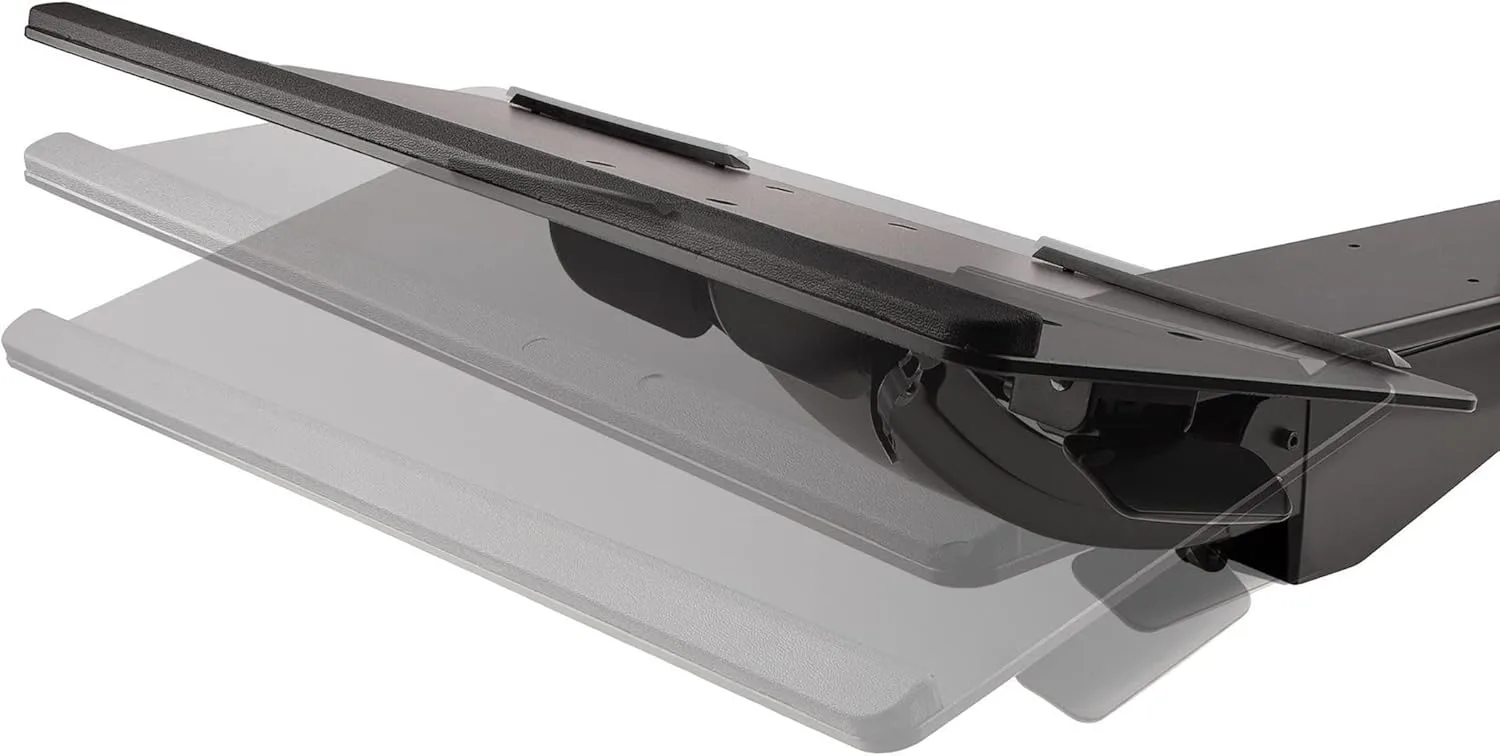 StarTech.com Under Desk Keyboard Tray - Full Motion & Height Adjustable Keyboard and Mouse Tray