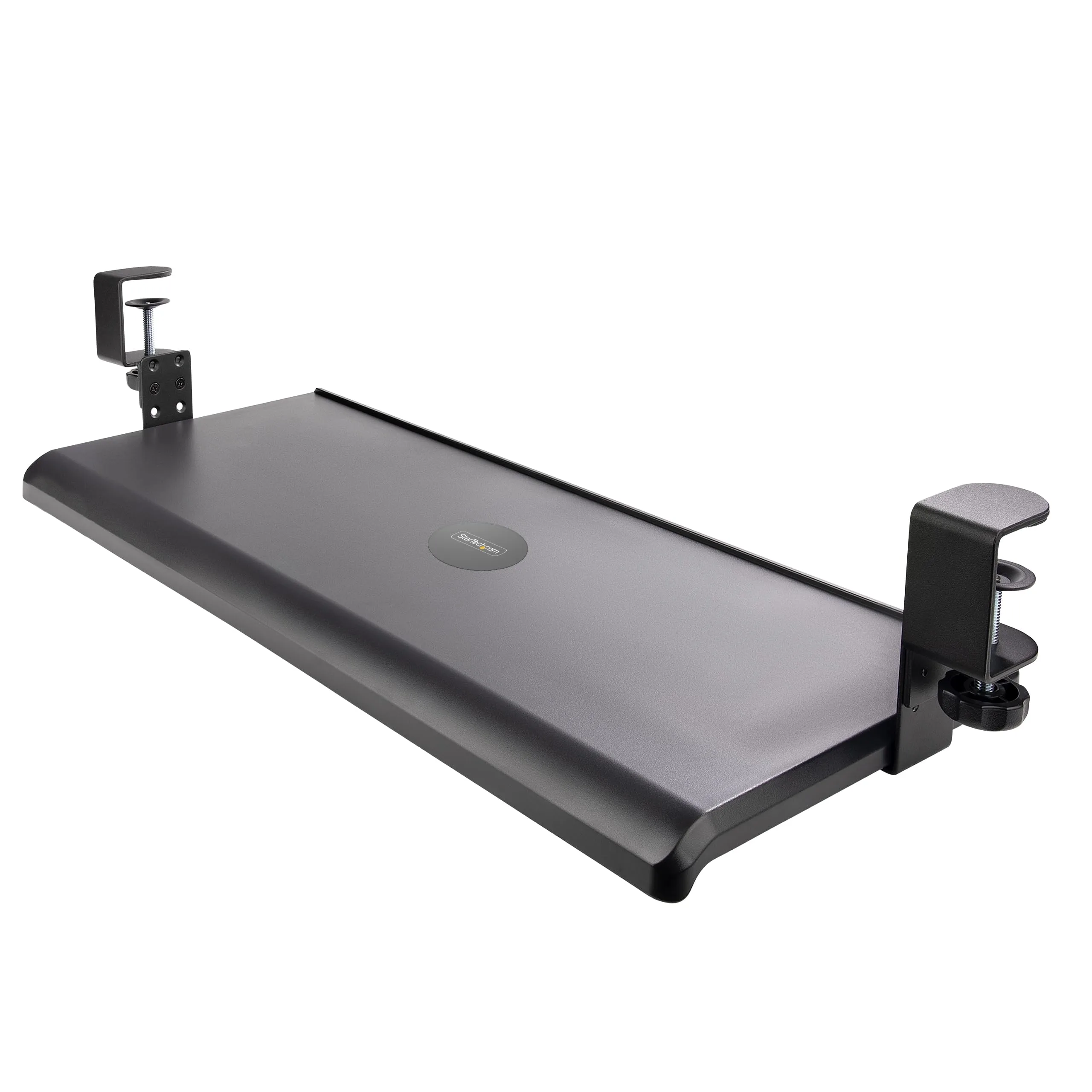 StarTech.com Under-Desk Keyboard Tray, Clamp-on Ergonomic Keyboard Holder, Up to 12kg (26.5lb)