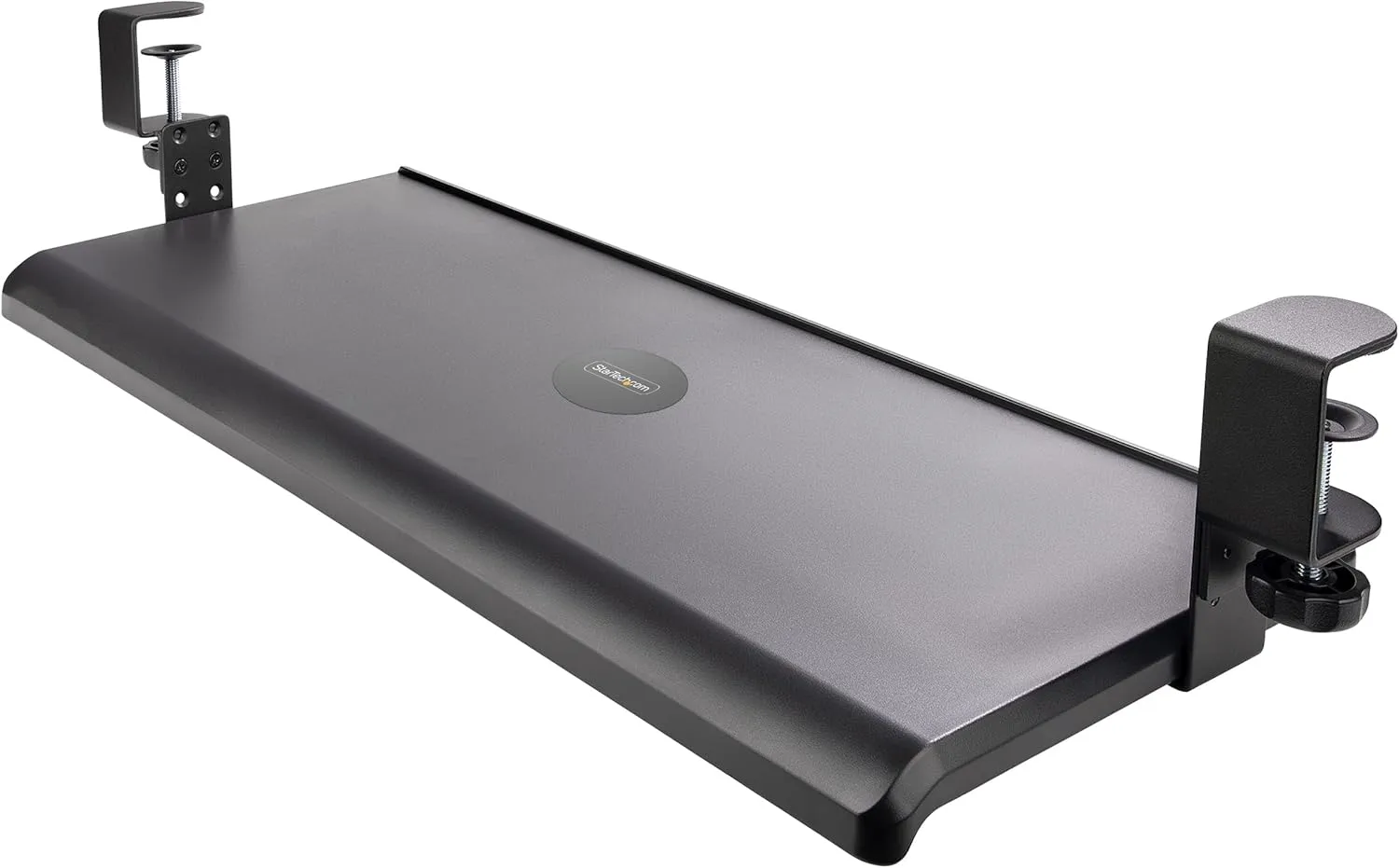 StarTech.com Under-Desk Keyboard Tray, Clamp-on Ergonomic Keyboard Holder, Up to 12kg (26.5lb)