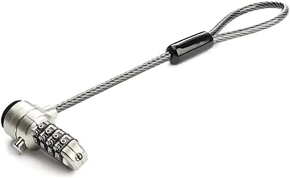 StarTech.com Universal Laptop Cable Lock Expansion Loop - 6” (15cm) Anti Theft 4-Digit Combination K-Slot Lock