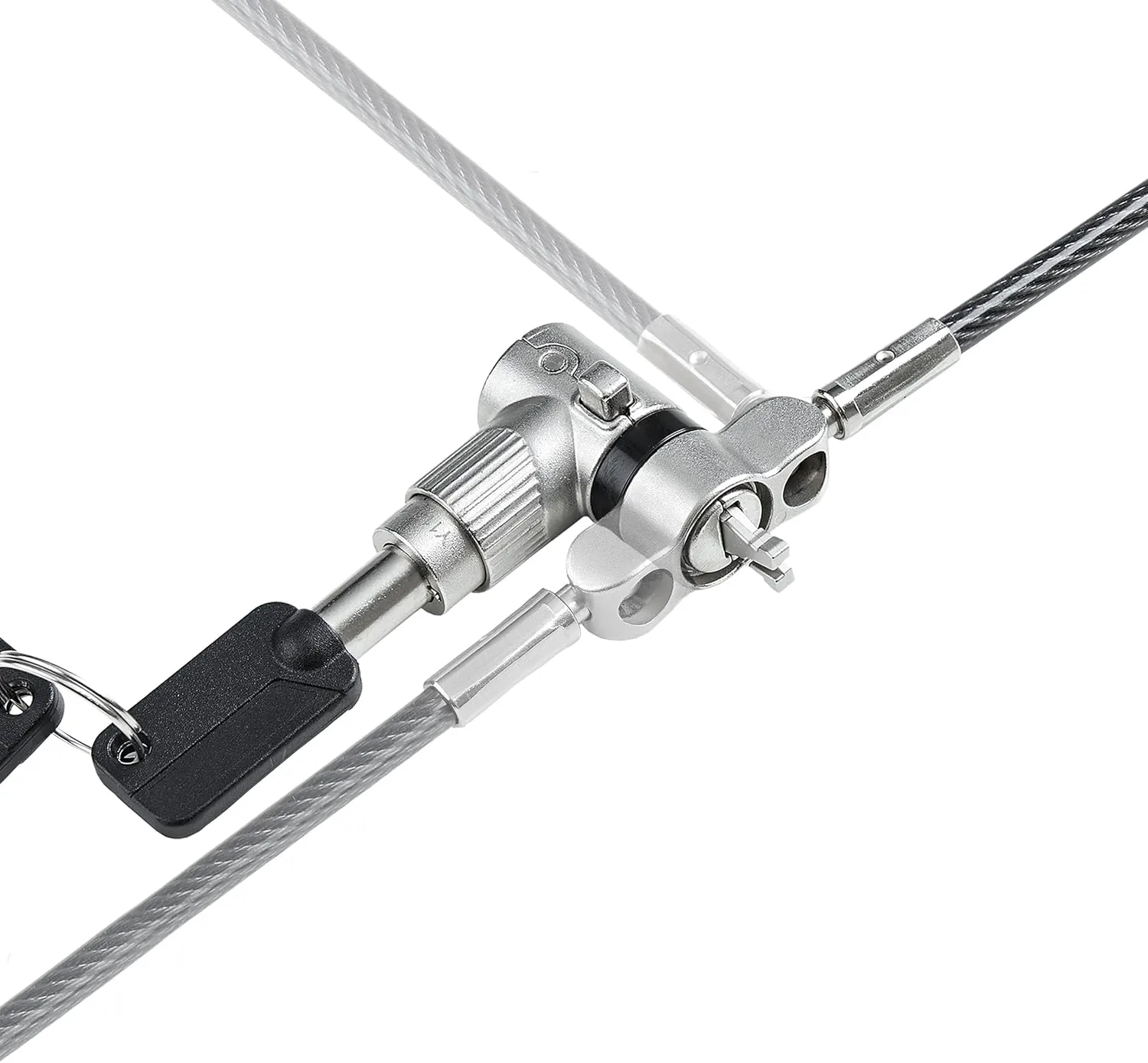 StarTech.com Universal 3-in-1 Laptop Lock 6.6ft (2m) Security Cable
