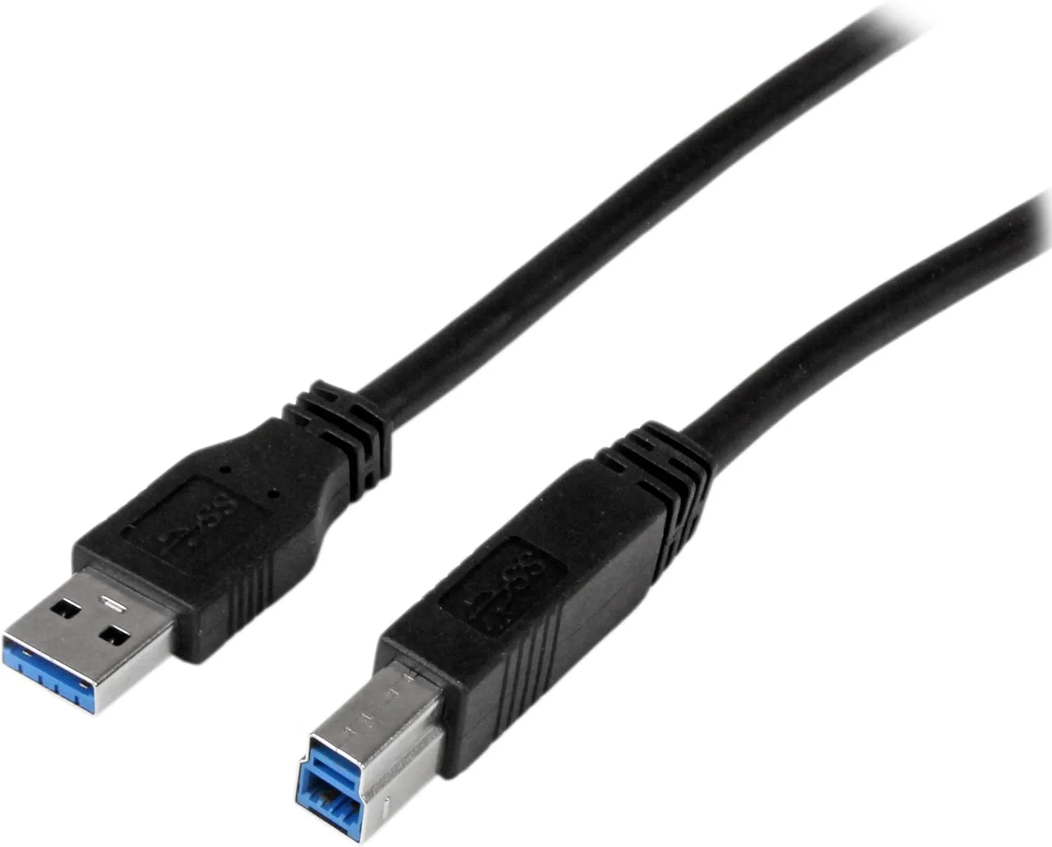 StarTech.com 2m 6 ft Certified SuperSpeed USB 3.0 A to B Cable Cord - USB 3 Cable - 1x USB 3.0 A (M)