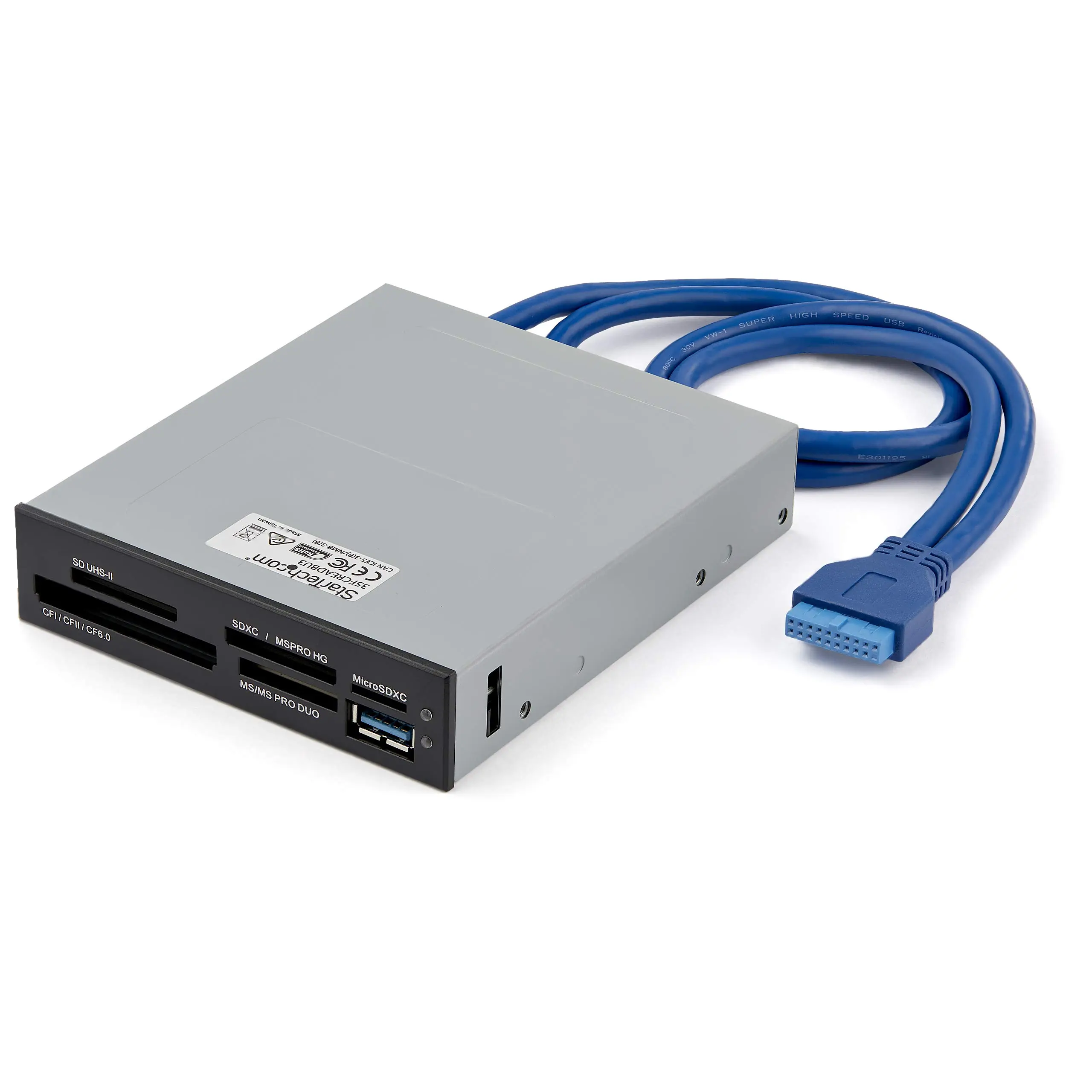 StarTech.com 3.5in Drive Bay Internal Multi-Card Reader and CompactFlash IDE Adapter