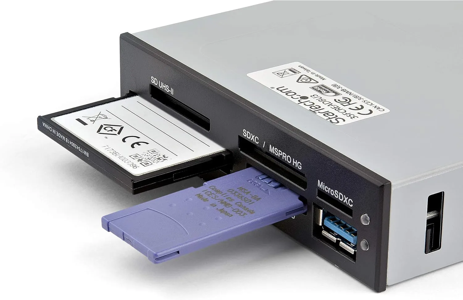 StarTech.com 3.5in Drive Bay Internal Multi-Card Reader and CompactFlash IDE Adapter