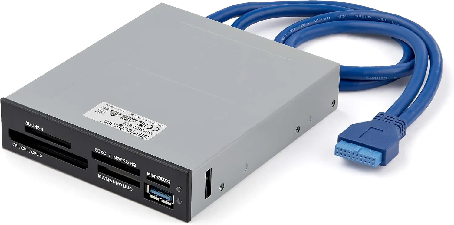 StarTech.com 3.5in Drive Bay Internal Multi-Card Reader and CompactFlash IDE Adapter