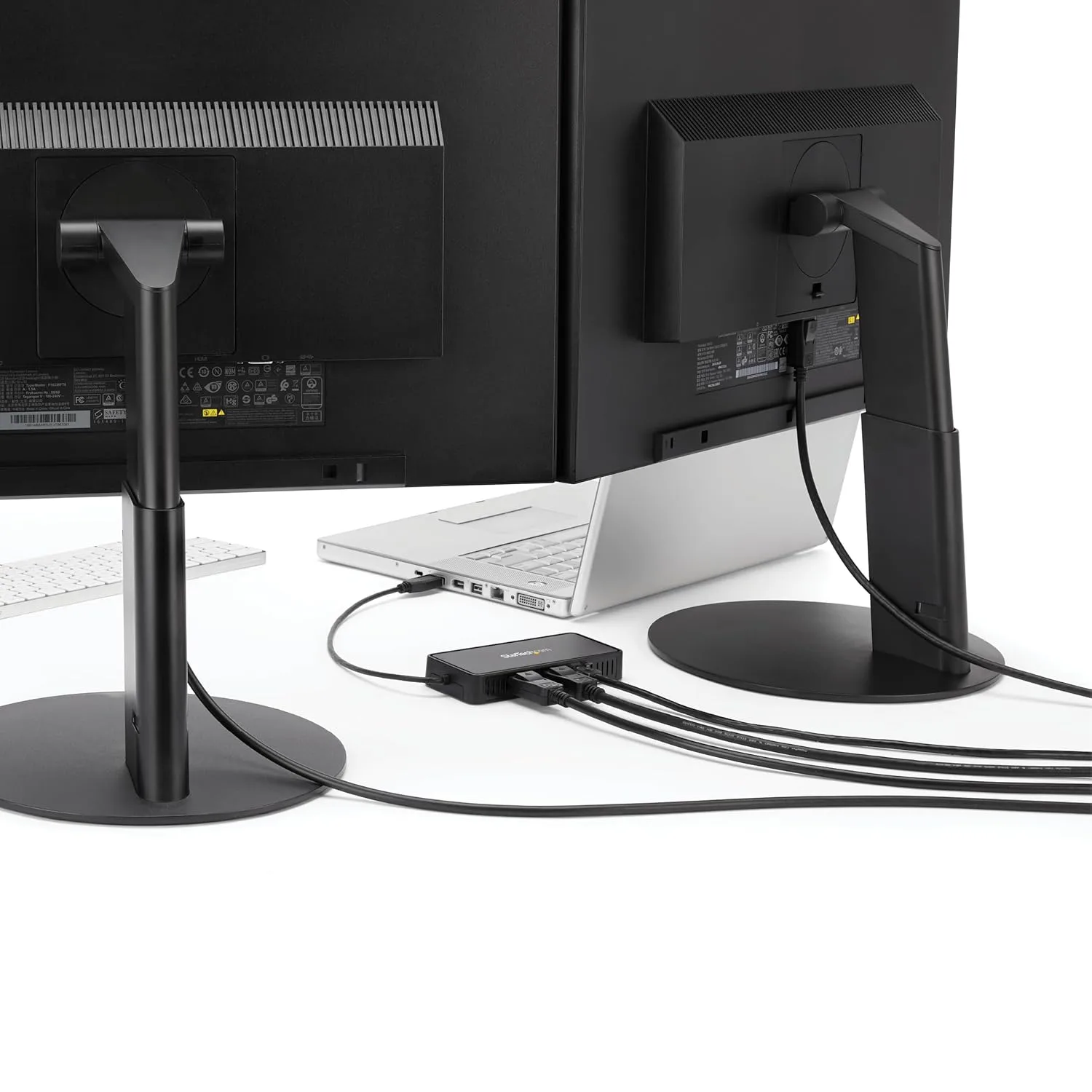 StarTech.com USB 3.0 Mini Dock - Dual Monitor USB-A Docking Station with DisplayPort 4K 60Hz Video & Gigabit Ethernet