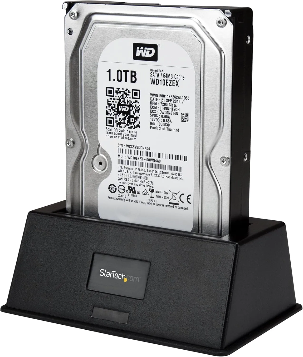 StarTech USB 3.0 SATA Hard Drive Docking Station SDOCKU33BV