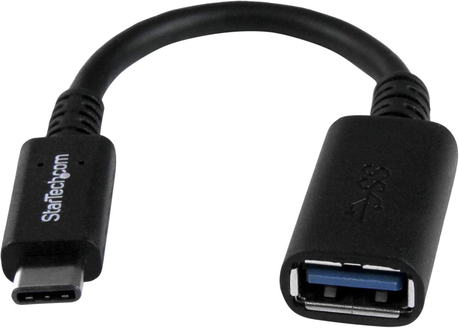 StarTech.com USB 3.0 to Dual DisplayPort Adapter 4K 60Hz (USB32DP24K60) & .com USB-C to USB Adapter - 6in