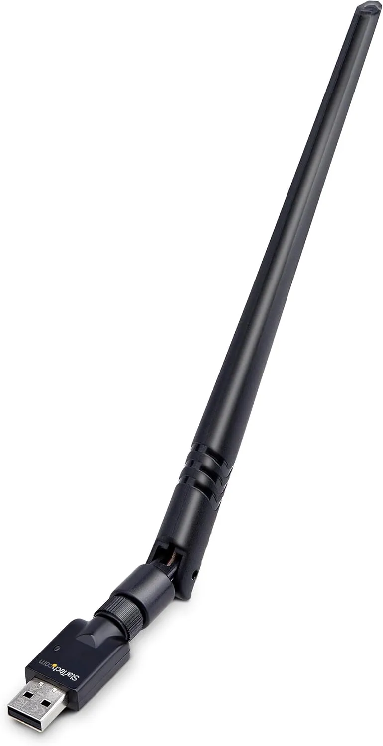 StarTech.com USB Bluetooth 5.3 Adapter, Class 1, USB Bluetooth Dongle for PC/Laptop, Use with Keyboard/Mouse, Windows/Linux