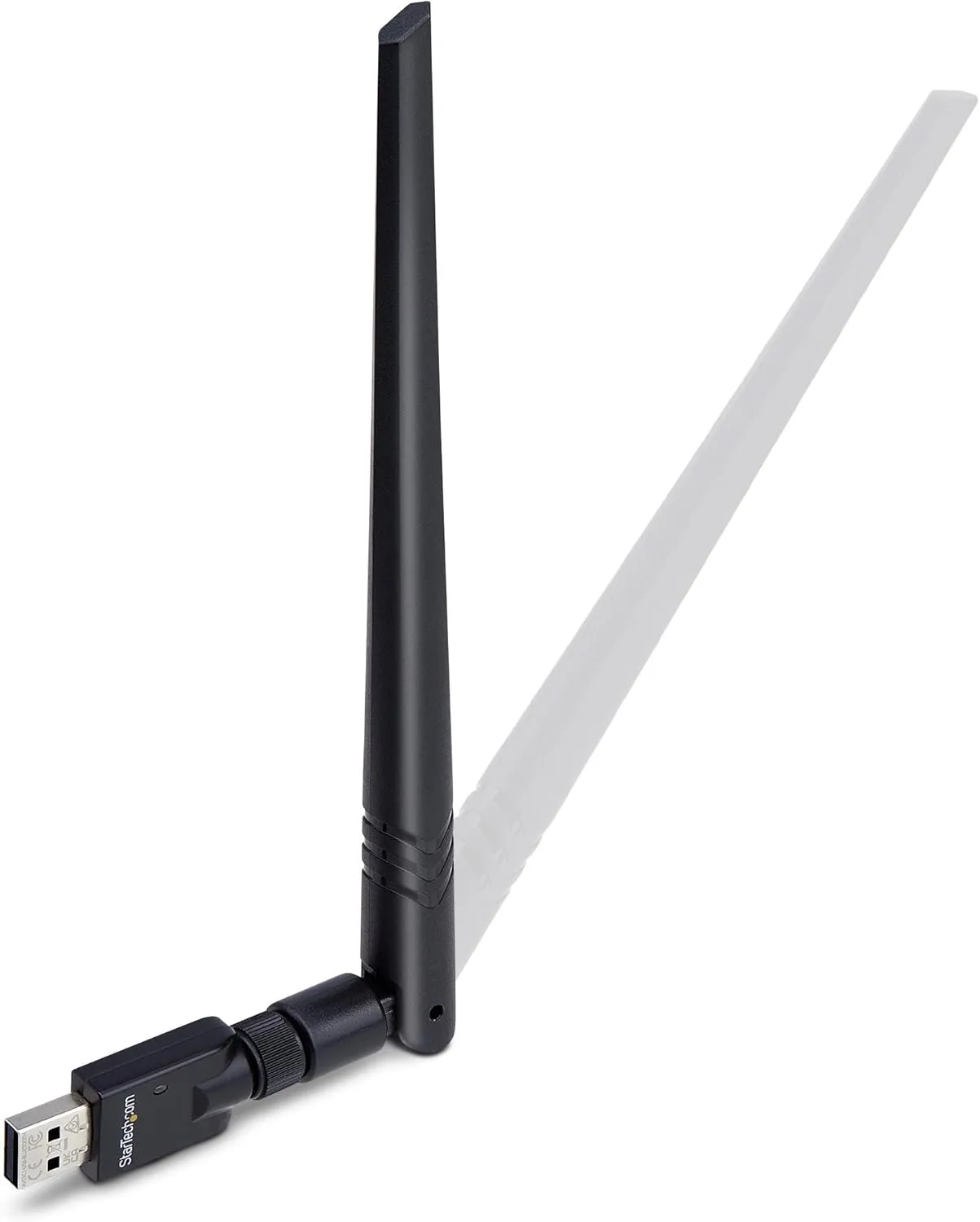 StarTech.com USB Bluetooth 5.3 Adapter, Class 1, USB Bluetooth Dongle for PC/Laptop, Use with Keyboard/Mouse, Windows/Linux