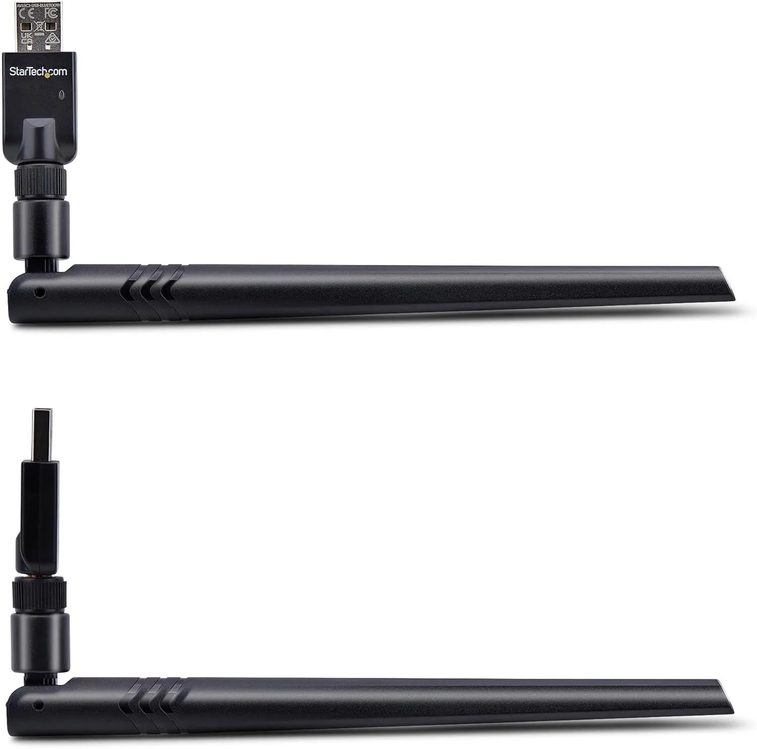 StarTech.com USB Bluetooth 5.3 Adapter, Class 1, USB Bluetooth Dongle for PC/Laptop, Use with Keyboard/Mouse, Windows/Linux