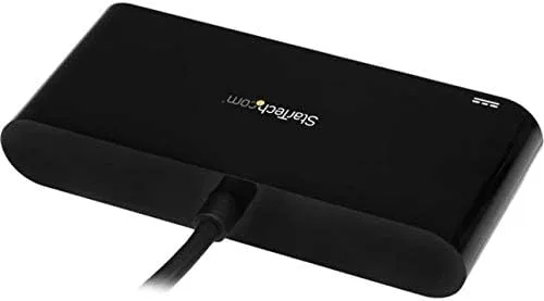 StarTech.com 3 Port USB-C Hub with Gigabit Ethernet & 60W PD Passthrough
