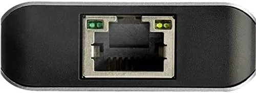 StarTech.com 3 Port USB C Hub with Gigabit Ethernet RJ45 GbE Port - 2X USB