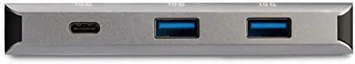 StarTech.com 3 Port USB C Hub with Gigabit Ethernet RJ45 GbE Port - 2X USB