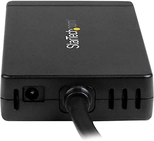 StarTech.com USB-C to Ethernet Adapter - Gigabit - 3 Port USB C to USB Hub and Power Adapter - Thunderbolt 3 Compatible