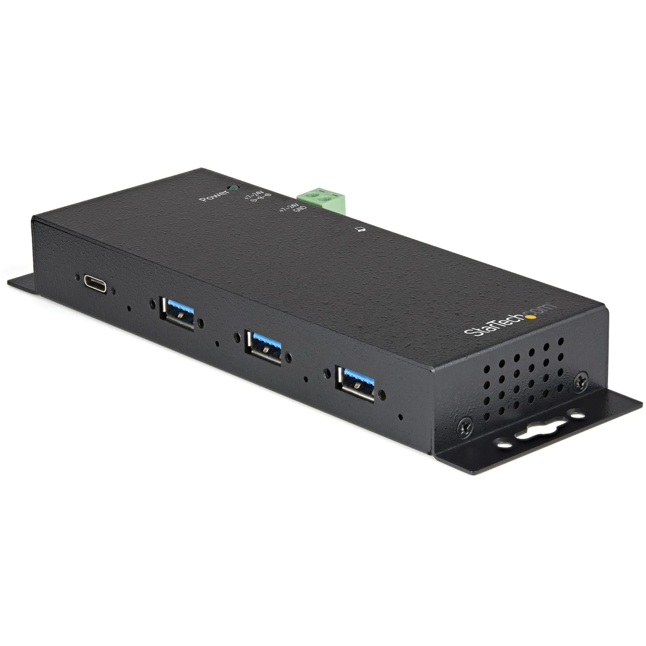 StarTech.com 4-Port USB C Hub 10Gbps - Metal Industrial USB Type-C Hub w/ 3xUSB-A & 1xUSB-C