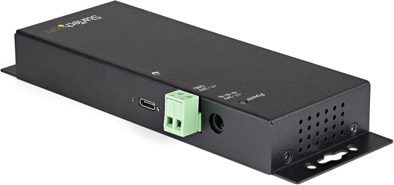 StarTech.com 4-Port USB C Hub 10Gbps - Metal Industrial USB Type-C Hub w/ 3xUSB-A & 1xUSB-C