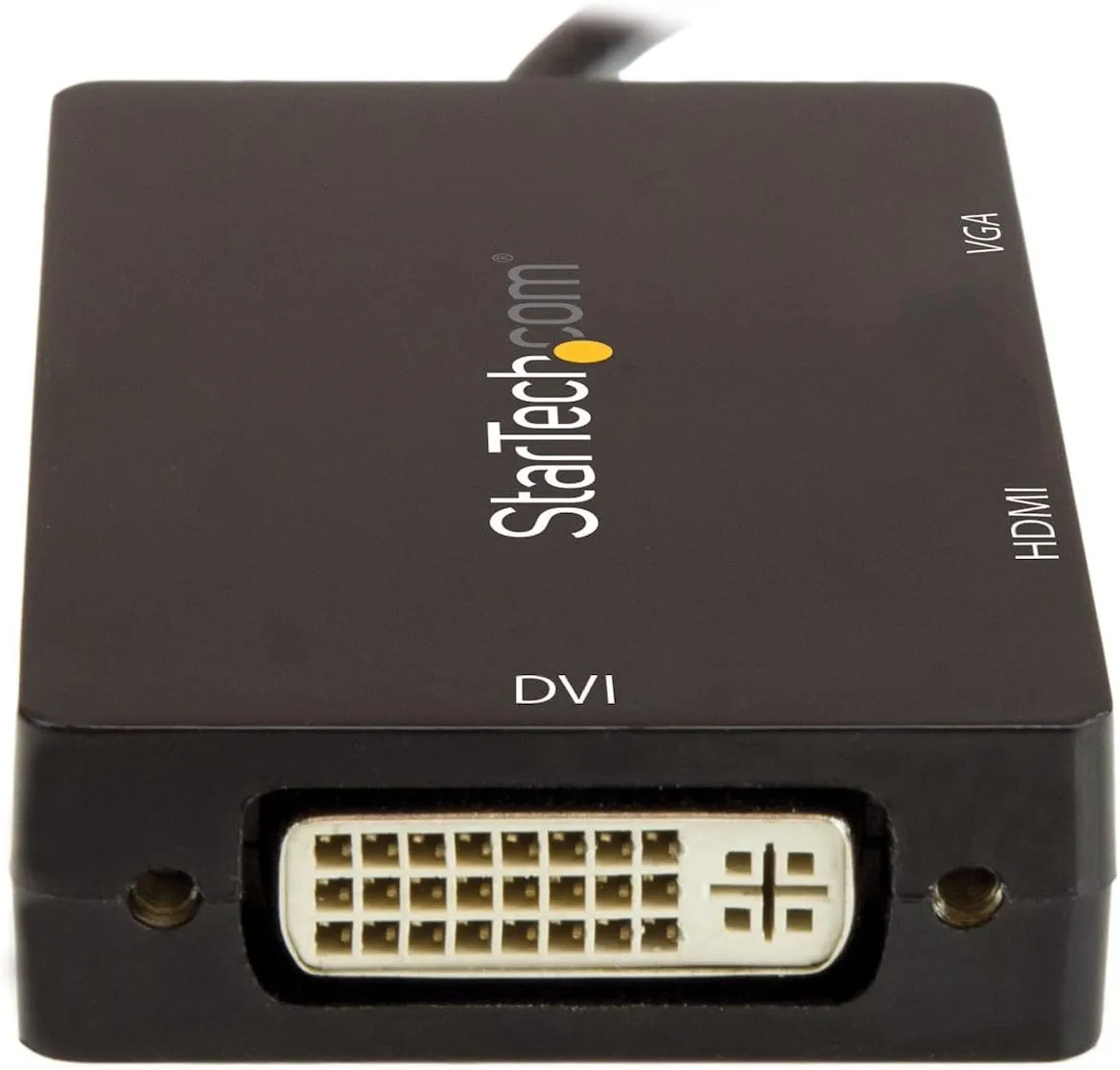 StarTech.com 4K USB C to HDMI, VGA & DVI Multi Port Video Display Adapter for Mac / Windows Laptop & Monitor (CDPVGDVHDBP)