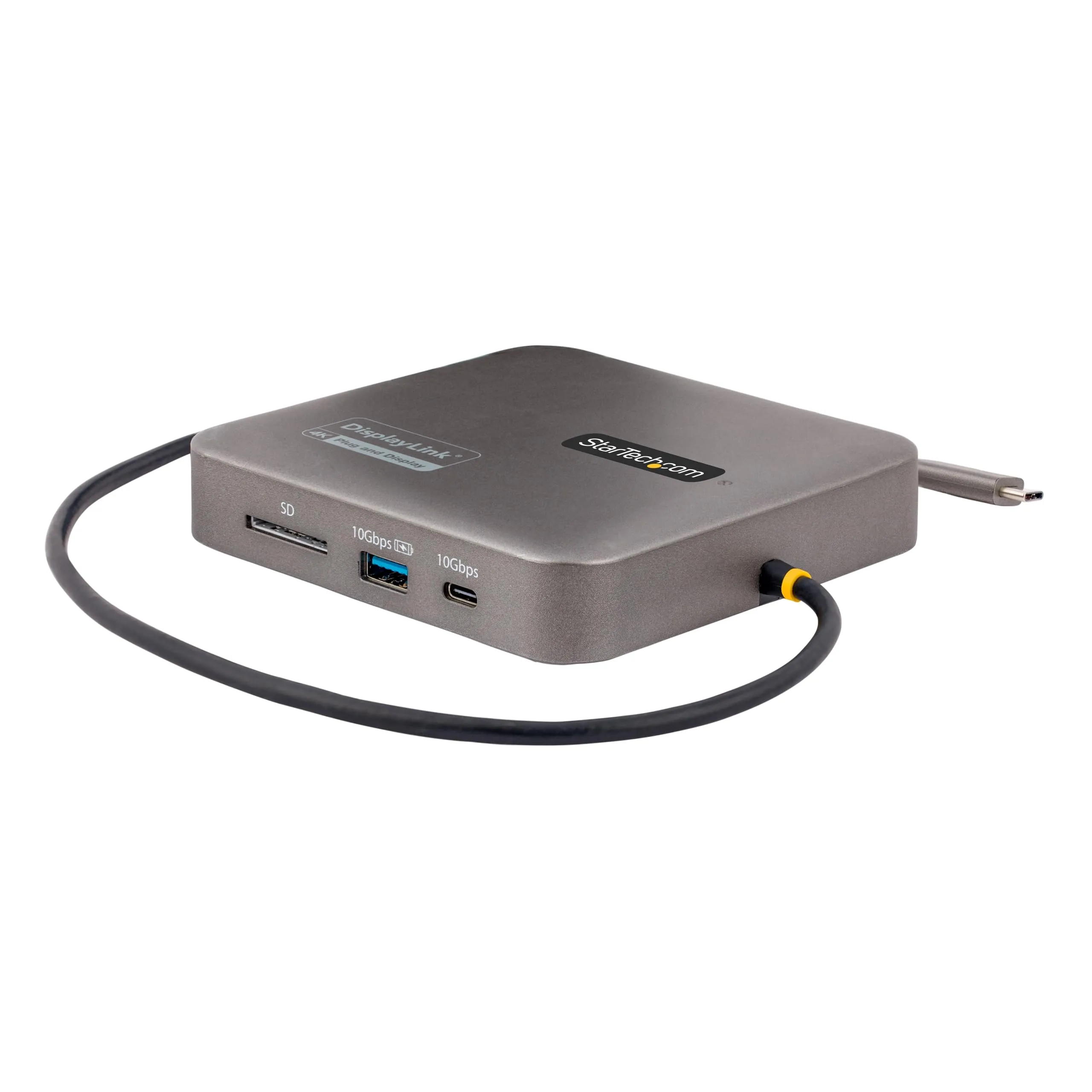 StarTech.com USB C Docking Station, Dual 4K 60Hz HDMI Hub for MacBook Pro (M1/M2/M3/M4) and Windows, USB-A/USB-C 10Gbps Hub