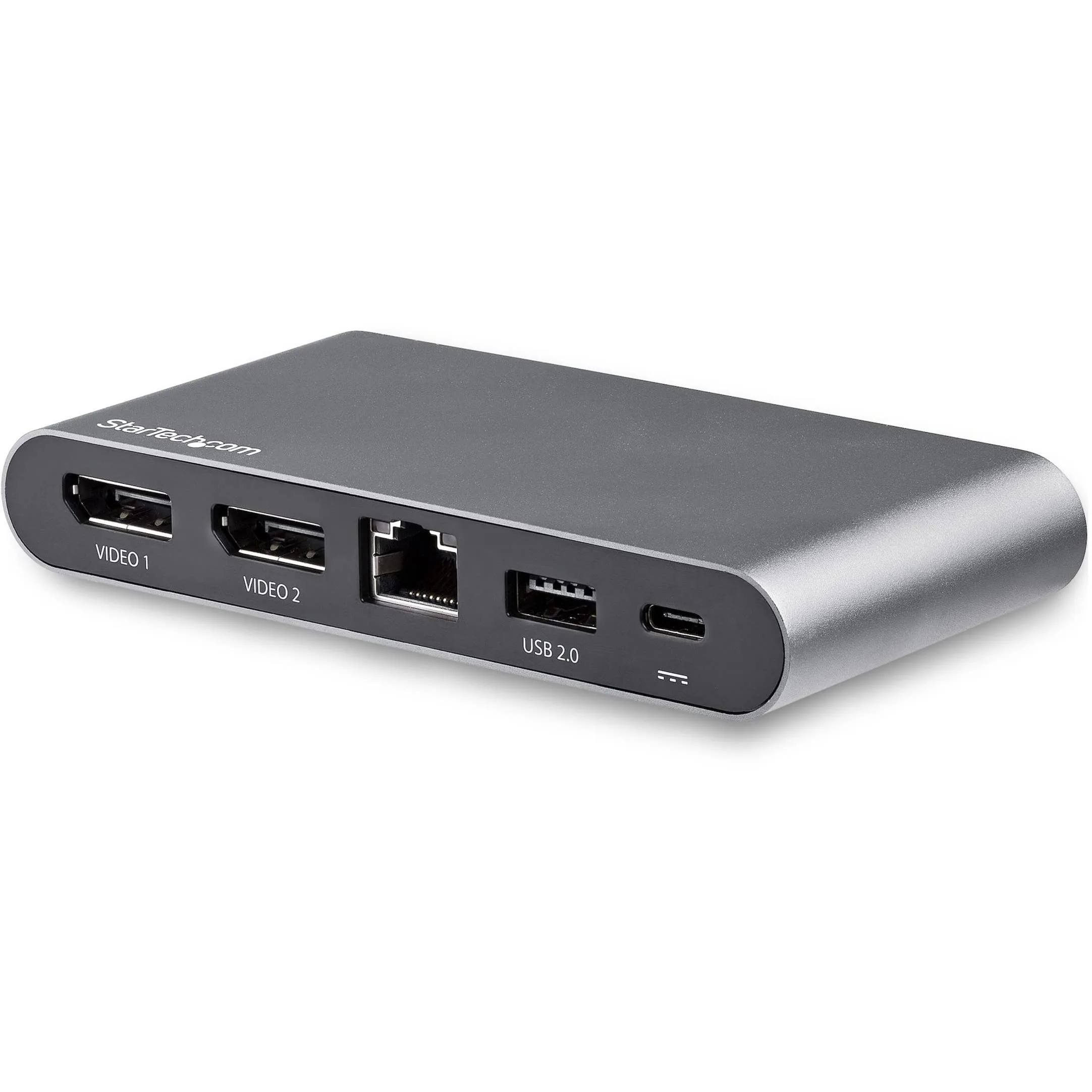 StarTech.com USB-C Multiport Adapter - Dual-Monitor - Windows - USB-C to Dual 4K DisplayPort Adapter - 2X USB-A Ports