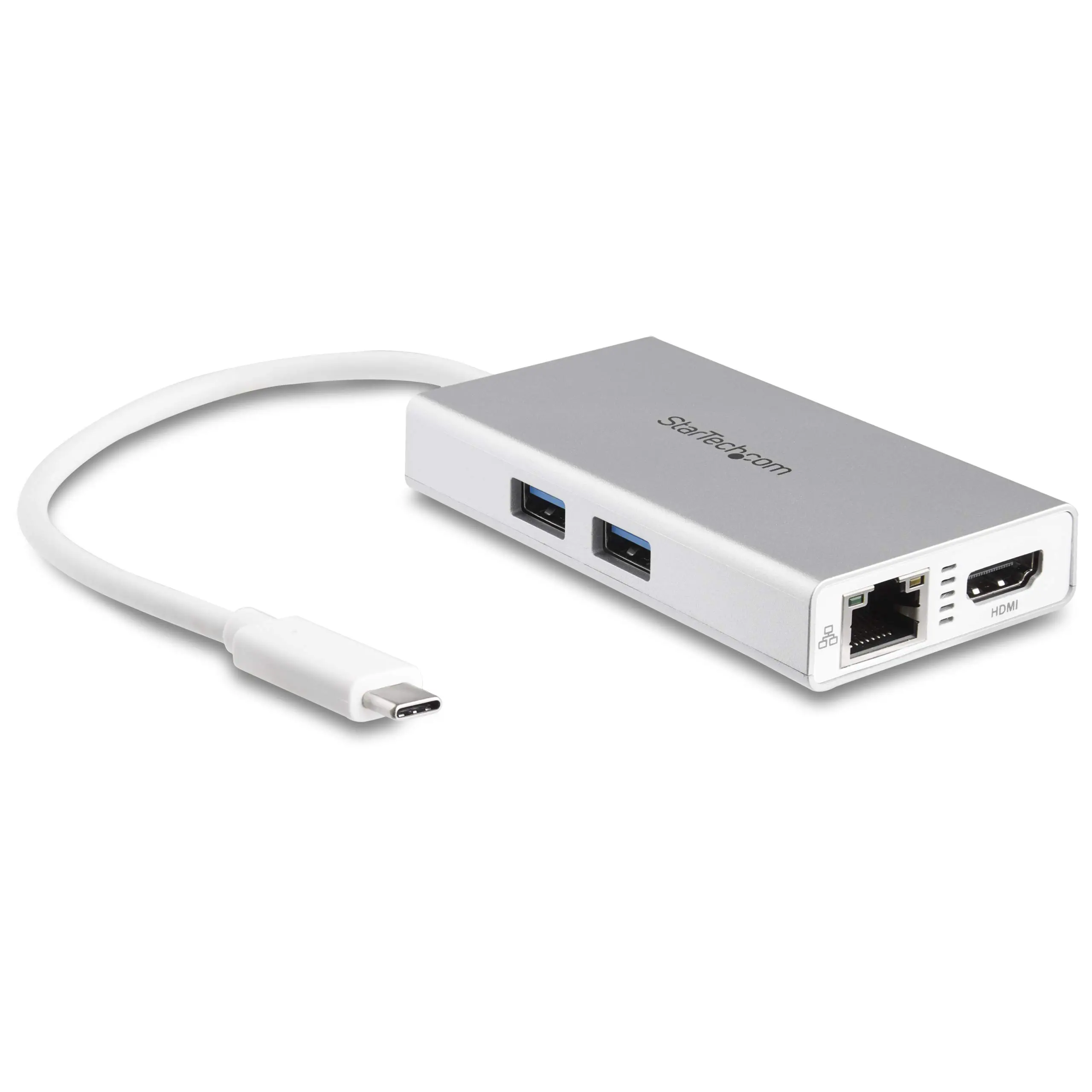 StarTech USB-C Multiport Adapter – 4K HDMI Docking Station, 60W PD, GbE
