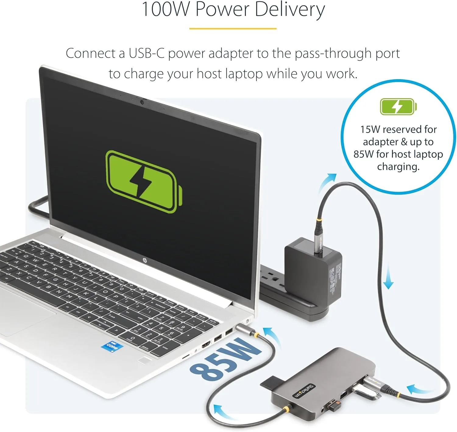 StarTech.com USB-C Docking Station for Windows and ChromeOS, Triple 4K HDMI DP Video, USB 10Gbps Hub - GbE, SD, MicroSD