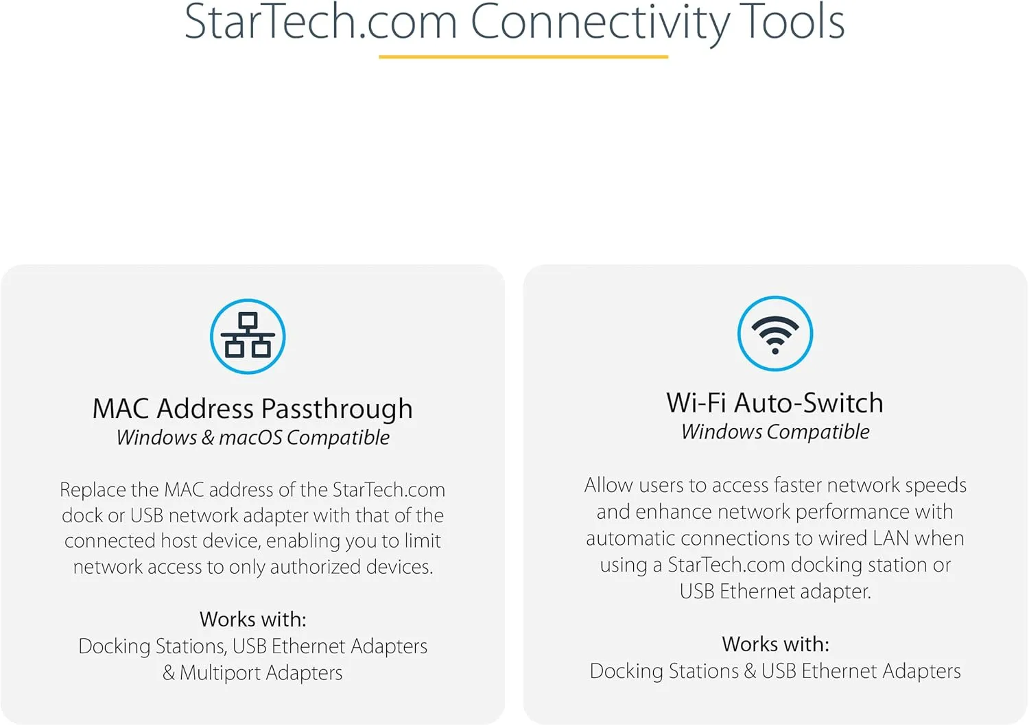 StarTech.com USB to Gigabit Ethernet Adapter with USB Port