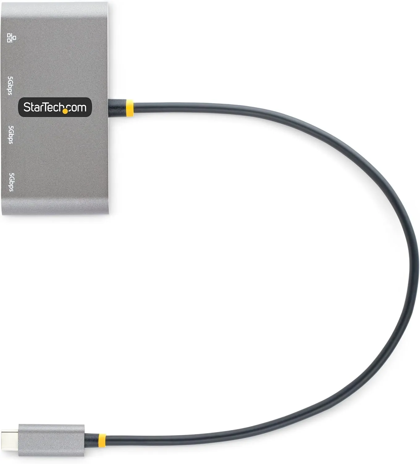 StarTech.com 3-Port USB-C Hub with Ethernet - 3X USB-A - Gigabit Ethernet - USB 3.0 5Gbps - Bus-Powered