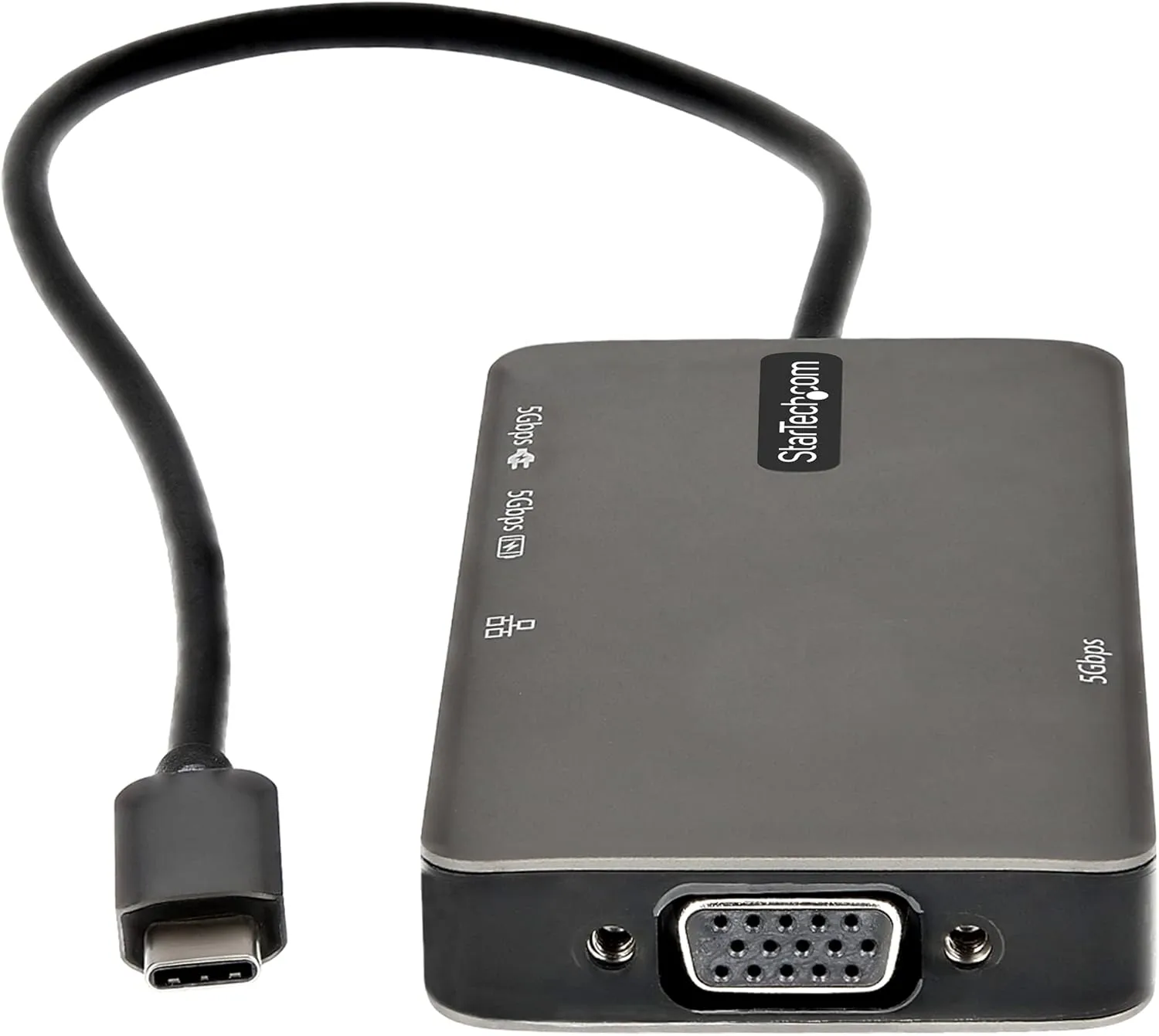 StarTech.com USB-C Multiport Adapter - USB-C to 4K 30Hz HDMI or 1080p VGA