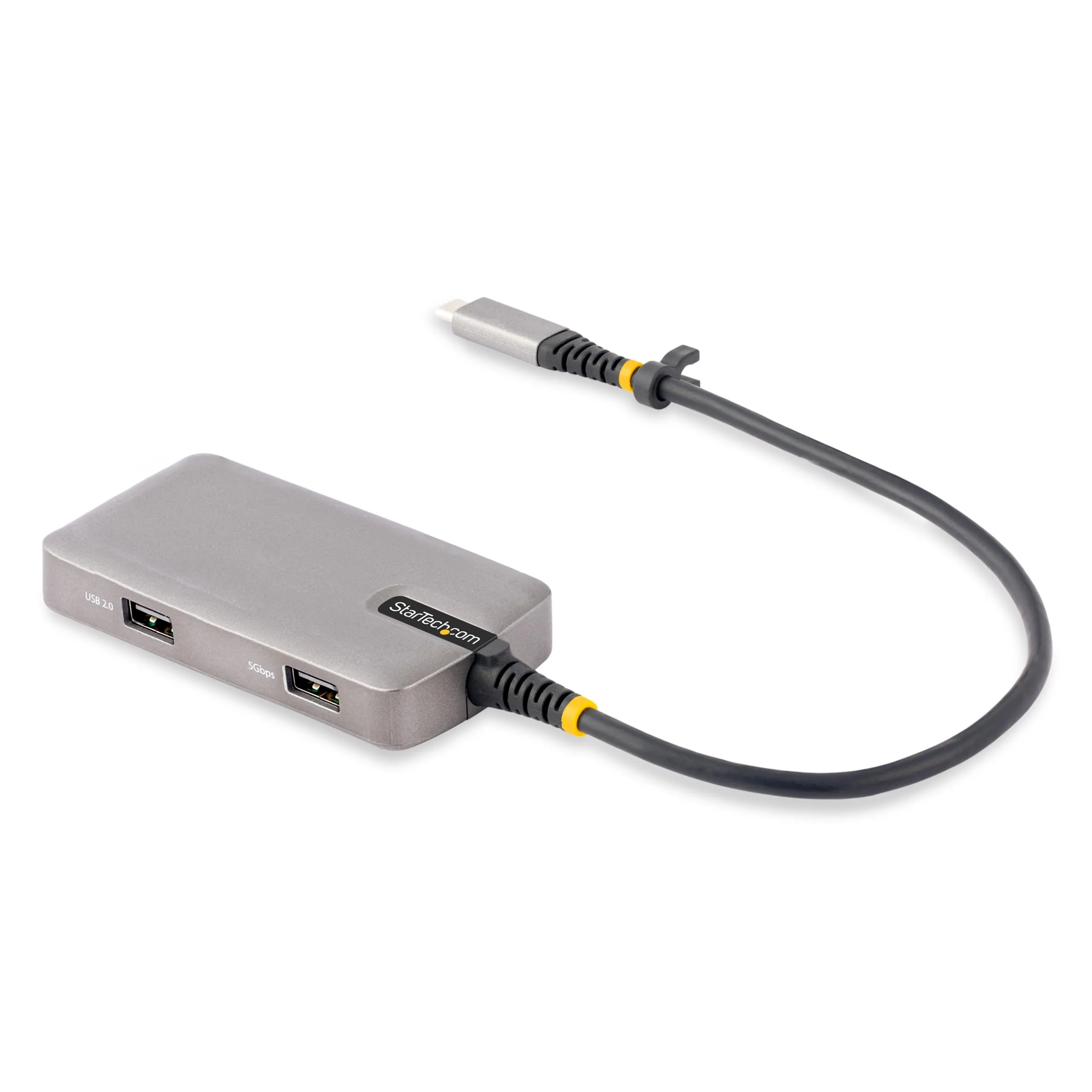 StarTech.com USB-C Multiport Adapter, 4K 60Hz HDMI withHDR, 3-Port USB Hub, 100W Power Delivery Pass-Through