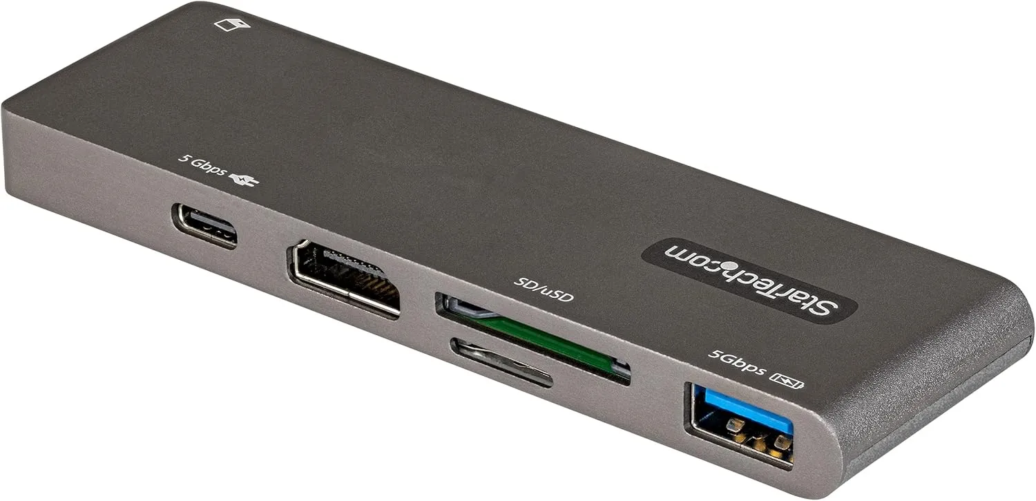 StarTech.com USB C Multiport Adapter for MacBook Pro/Air - USB Type-C to 4K HDMI, 100W Power Delivery Pass-Through