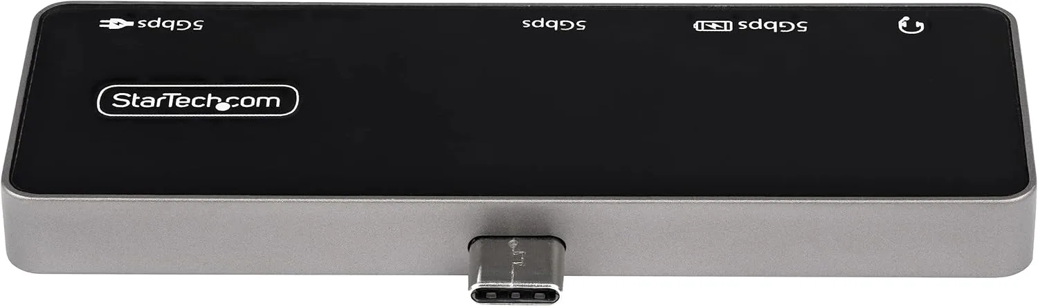 USB C Multiport Adapter - USB-C to 4K 60Hz HDMI 2.0, 100W Power Delivery Pass-Through Charging, 3-Port USB 3.0 Hub