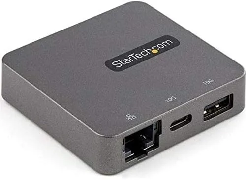 StarTech.com USB-C Multiport Adapter - USB 3.1 Gen 2 Type-C Mini Dock - USB-C to 4K HDMI or 1080p VGA Video