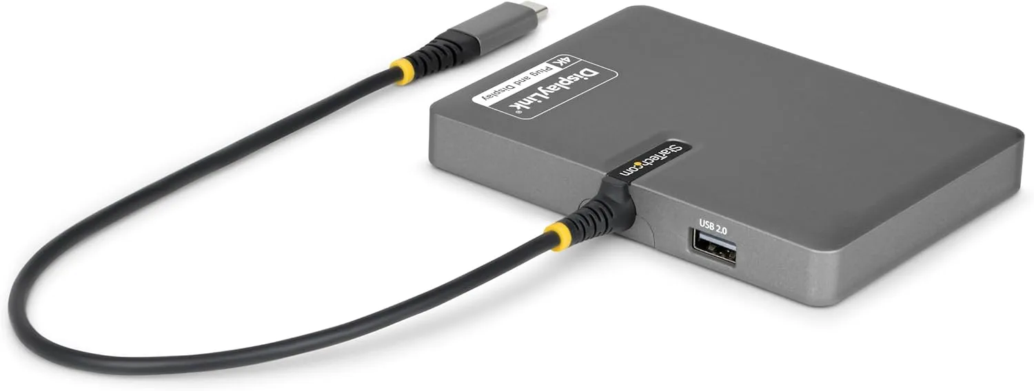 StarTech USB-C to Quad DisplayPort Workstation Dock, 4K60, 140W PD (QUAD-USB-DP-ADAPT)