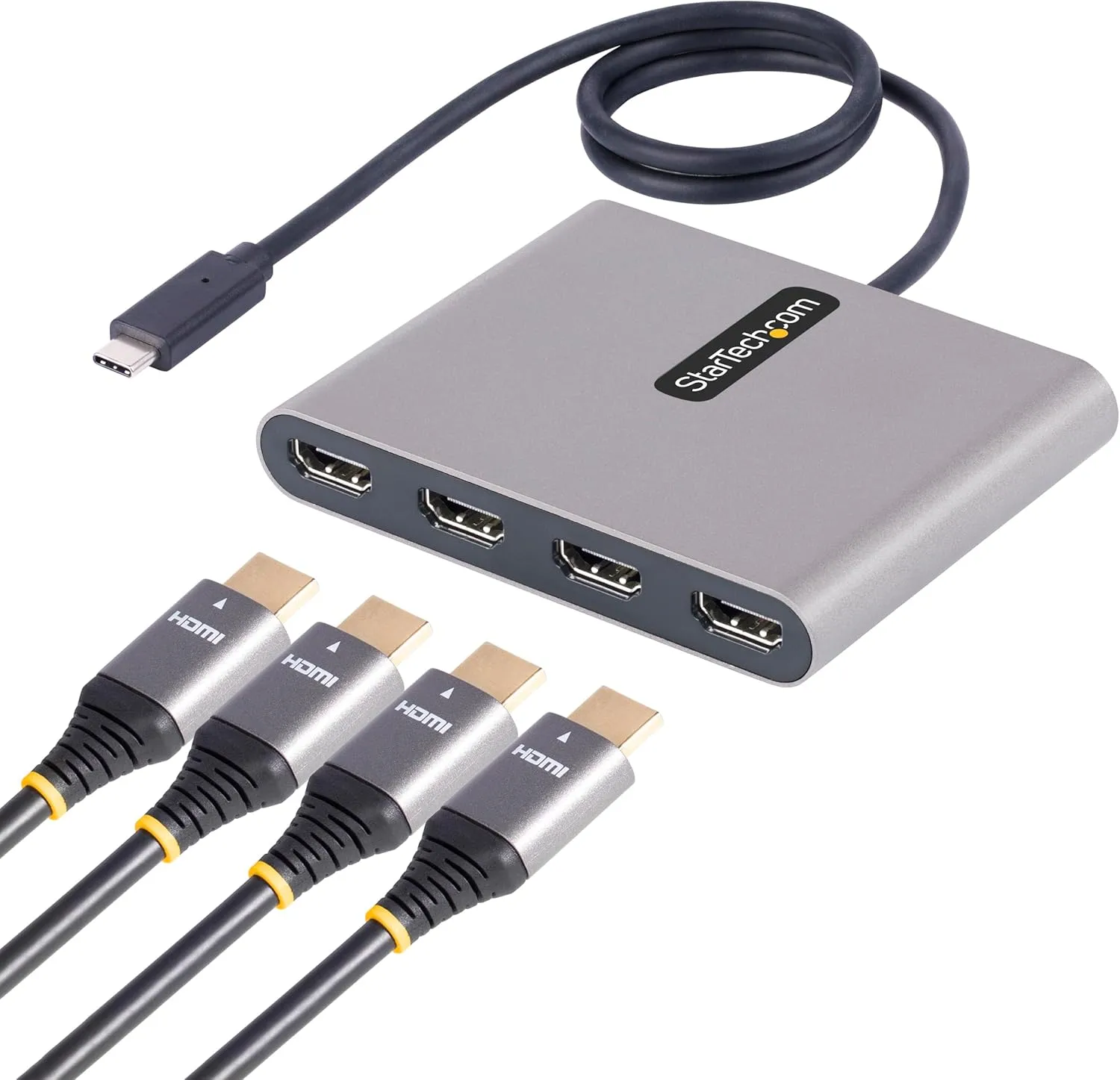 StarTech.com USB to Quad HDMI Adapter for Windows (4x 1080p 60Hz)