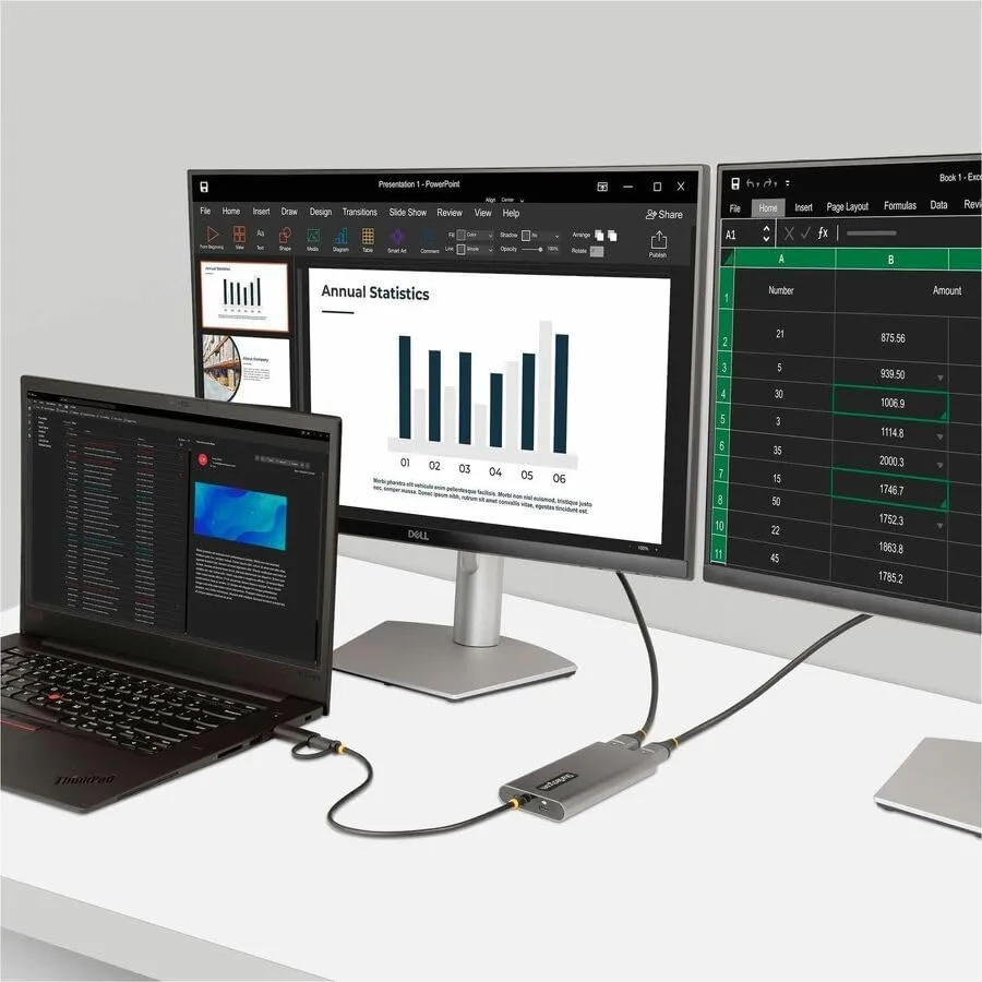 StarTech.com USB-C/USB-A Dual HDMI Multiport Adapter