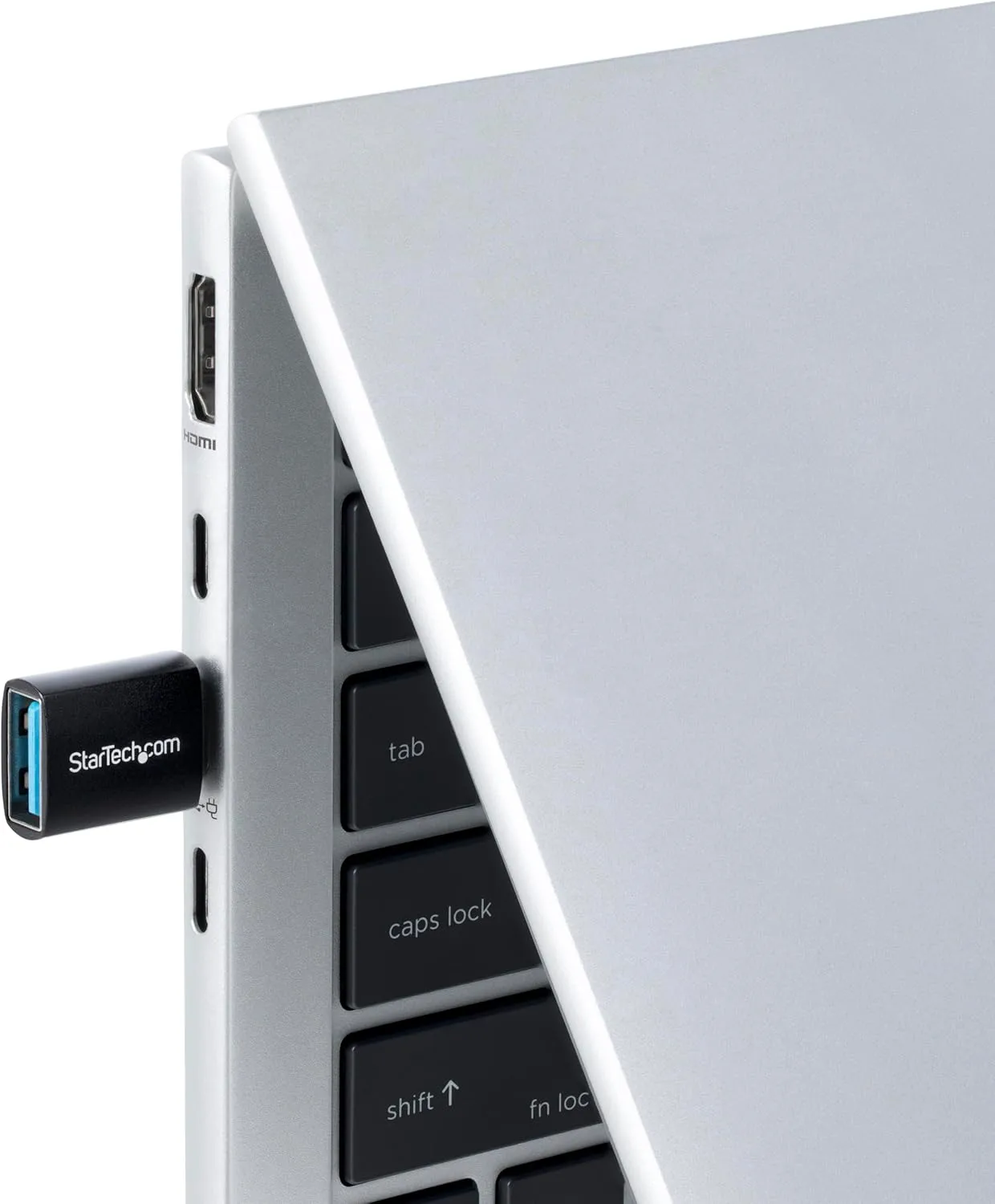 StarTech.com USB-C to USB-A Adapter, USB 5Gbps, Compact USB-C Male to USB-A Female Adapter, Durable Metal Housing, M/F