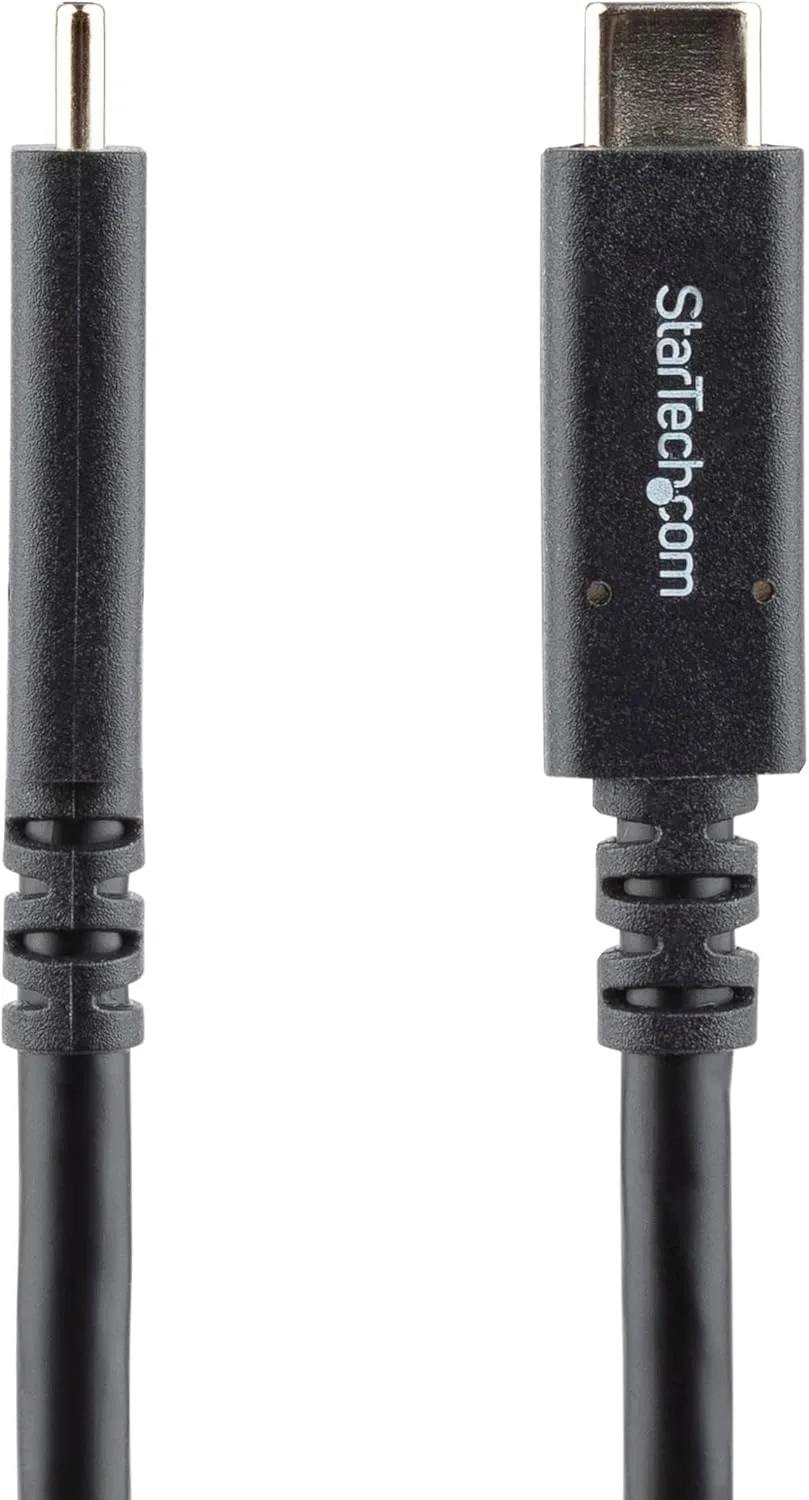 StarTech.com USB C to USB C Cable - 6 ft / 1.8m - 5A PD - USB-IF Certified - M/M - USB 3.0 5Gbps - USB C Charging Cable