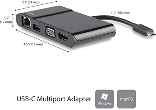 STARTECH USB Flash Drive and USB-C Multiport Adapter