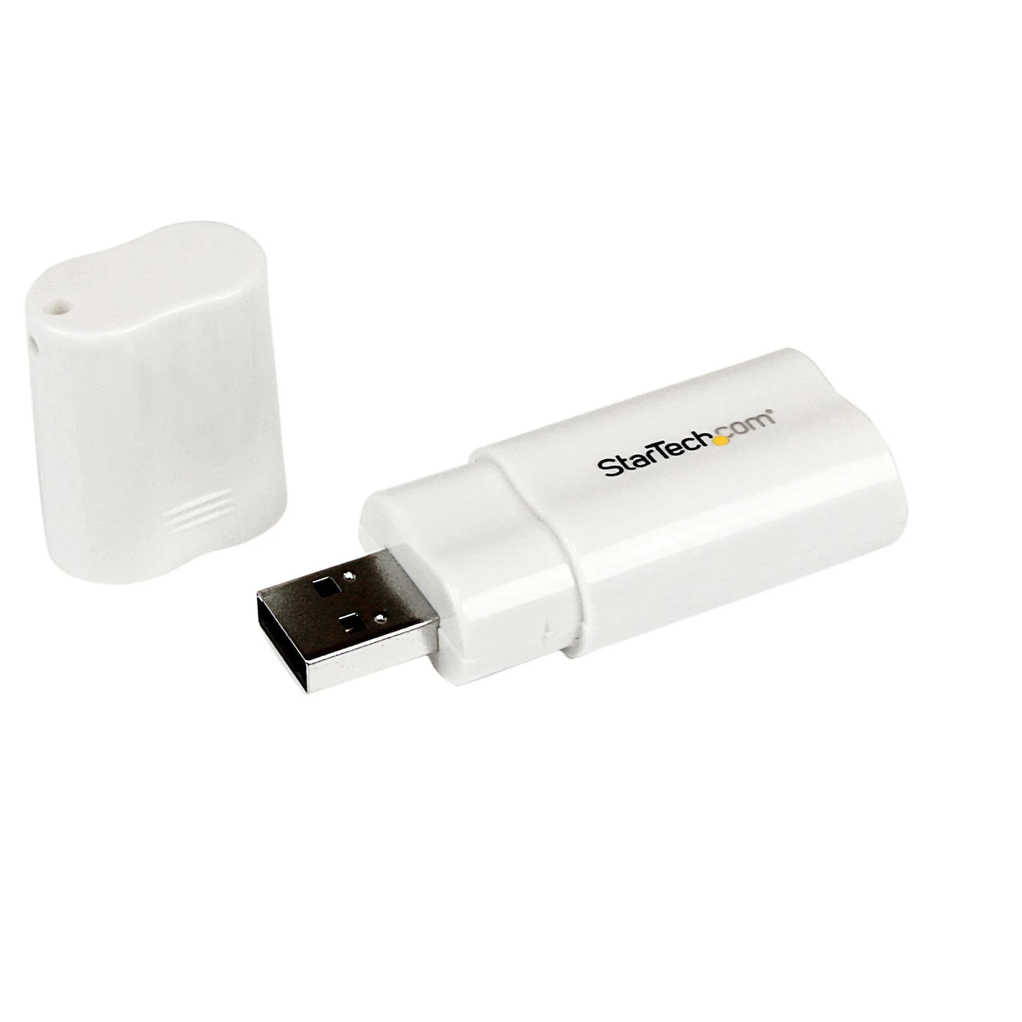 StarTech.com USB to Stereo Audio Adapter Converter - USB stereo Adapter - USB External sound Card - Laptop sound Card , TAA (ICUSBAUDIO)