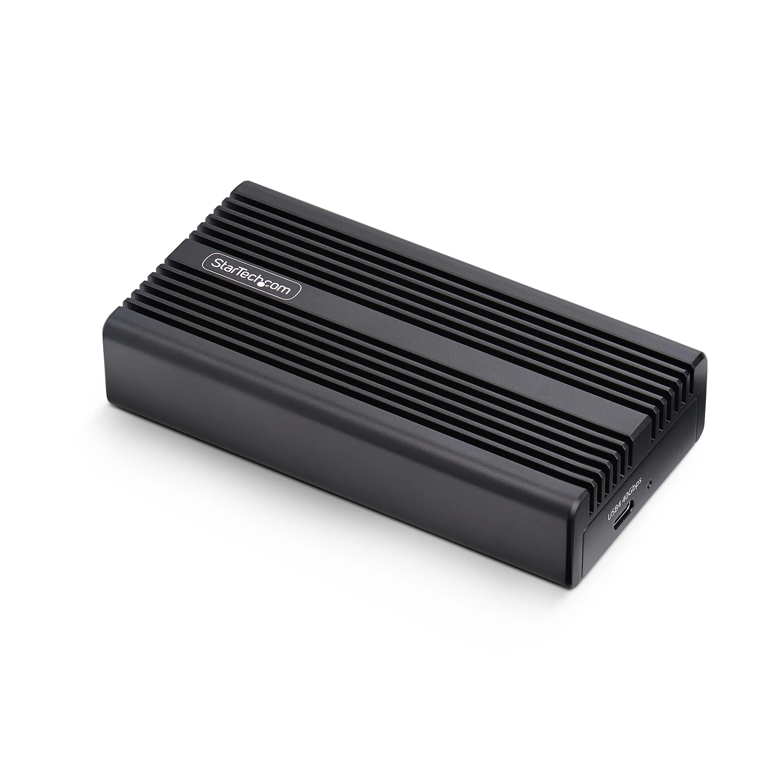 StarTech.com USB4 M.2 NVMe Enclosure, 40Gbps, External USB-C/Thunderbolt NVMe SSD Enclosure, Aluminum Heatsink Case