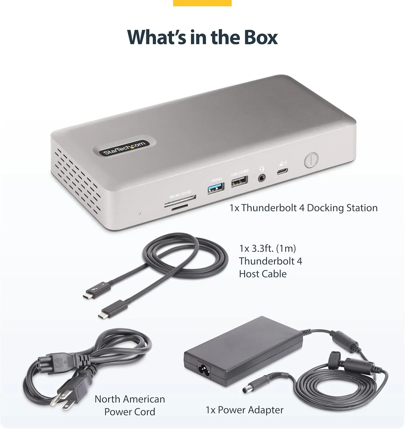 StarTech.com Universal USB-C and Thunderbolt Docking Station