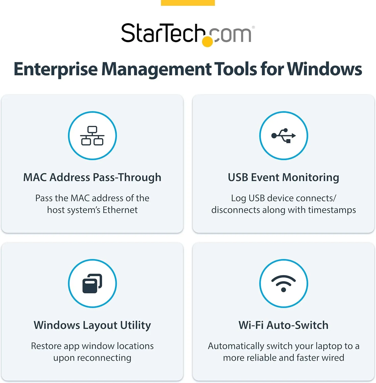StarTech.com Universal USB-C and Thunderbolt Docking Station